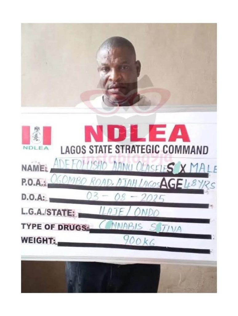#CrimeNews: NDLEA ARRESTS A LAGOS PASTOR OVER CROSS-BORDER DRUG TRAFFICKING.